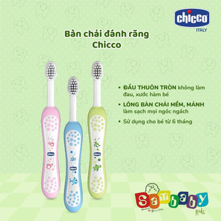 BÀN CHẢI ĐÁNH RĂNG CHICCO CHO BÉ