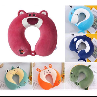  Gối chữ U đỡ cổ cao su non êm và đẹp kê cổ chống đau mỏi vai gáy dùng cho văn phòng du lịch quà tặng nhiều hình giá rẻ 