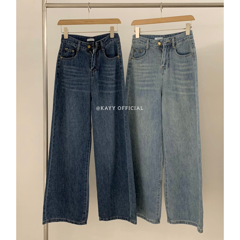 KAYY. Quần jeans tag nâu  _ Q5539