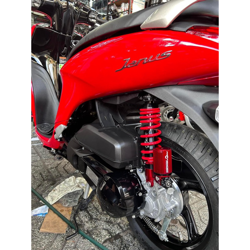 Phuộc Profender Lead Vision Mio Shmode bình dầu dưới