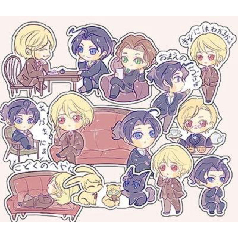 Hình dán Myuriarty Moriarty the Patriot