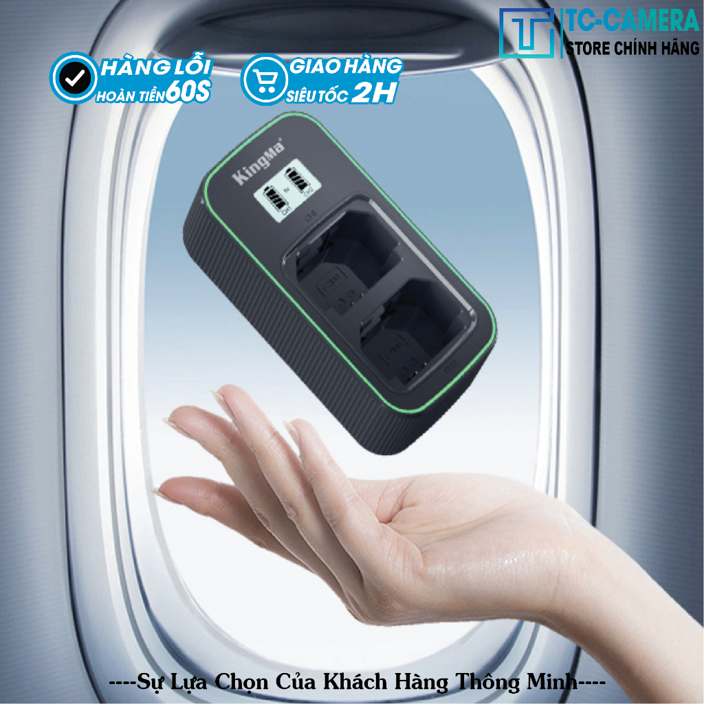 Dock Sạc Đôi Sony FZ100 Kingma v5  . BH 12 Tháng