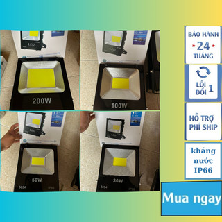 Đèn pha led ngoài trời điện 220v trống nước 30w 50w 100w 150w 200w