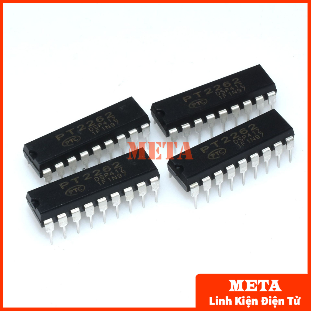 IC PT2262 Dip 18 chân cắm - Mã hóa truyền phát sóng RF không dây