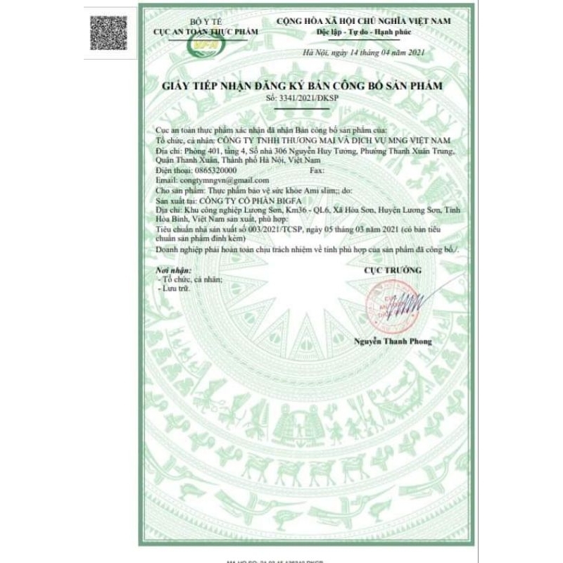 Thạch Giảm Cân Ami Slim Mẫu Mới Hộp 45 Gói