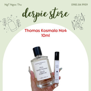 Nước hoa Thomas Kosmala No 4 - bản giao hưởng MFK540 và Le Labo Another 13 chính hãng
