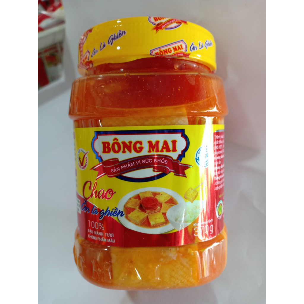 Chao Bông Mai 170g, 370g chay nặm đều dùng được