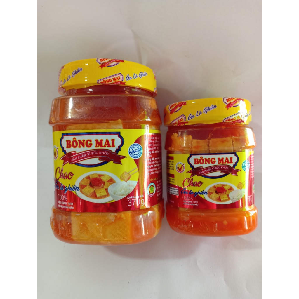 Chao Bông Mai 170g, 370g chay nặm đều dùng được