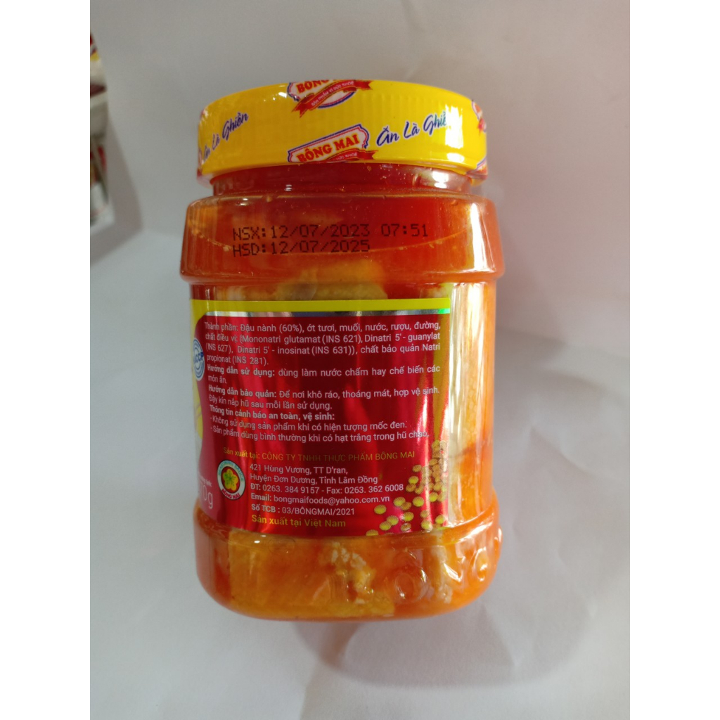 Chao Bông Mai 170g, 370g chay nặm đều dùng được