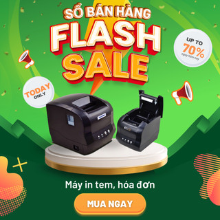 Máy in Xprinter - In bill, in đơn hàng TMĐT, In nhãn dán trà sữa