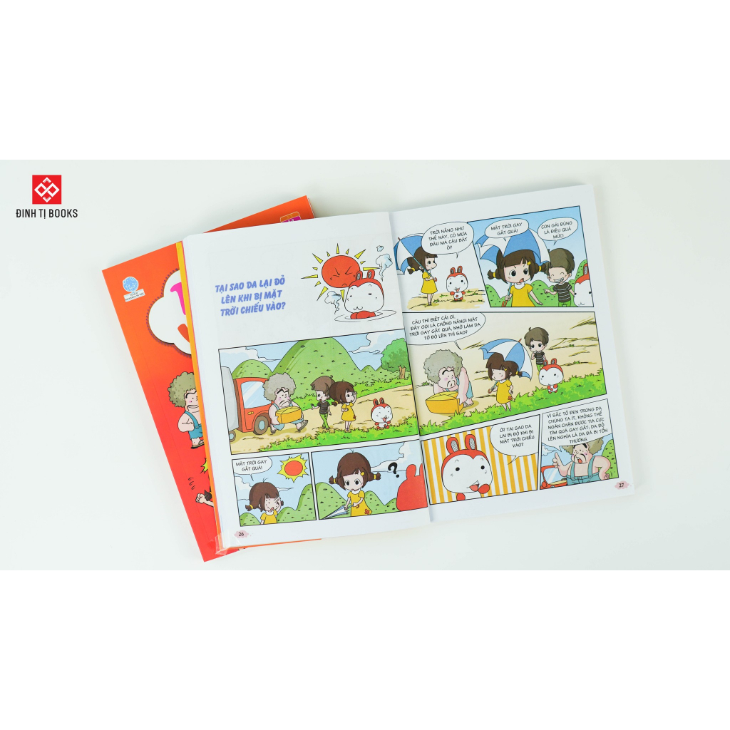 Sách - Combo 10 vạn câu hỏi vì sao  - Truyện tranh khoa học cho trẻ em - Đinh Tị Books