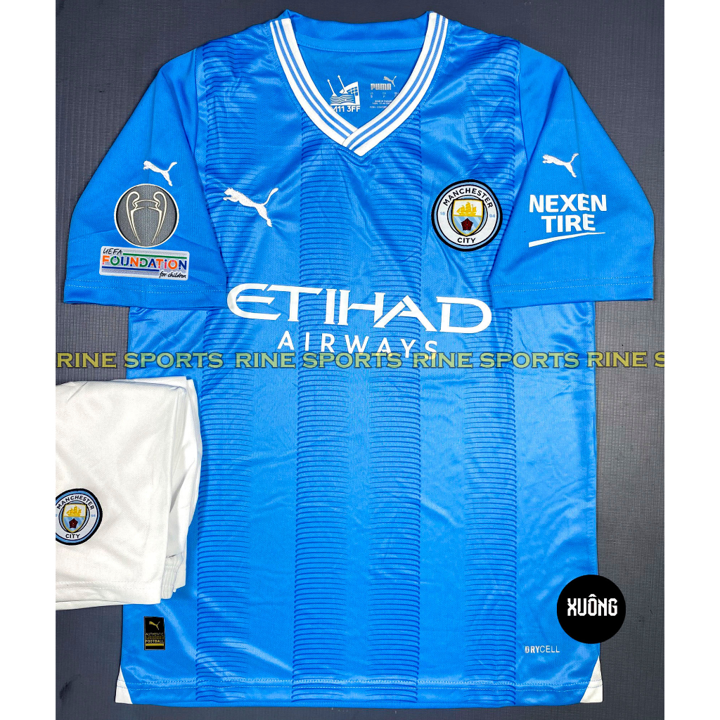 Bộ áo bóng đá MC - Manchester Citybản đặc biệt Super hàng thailand 2024-2023 Giống thi đấu