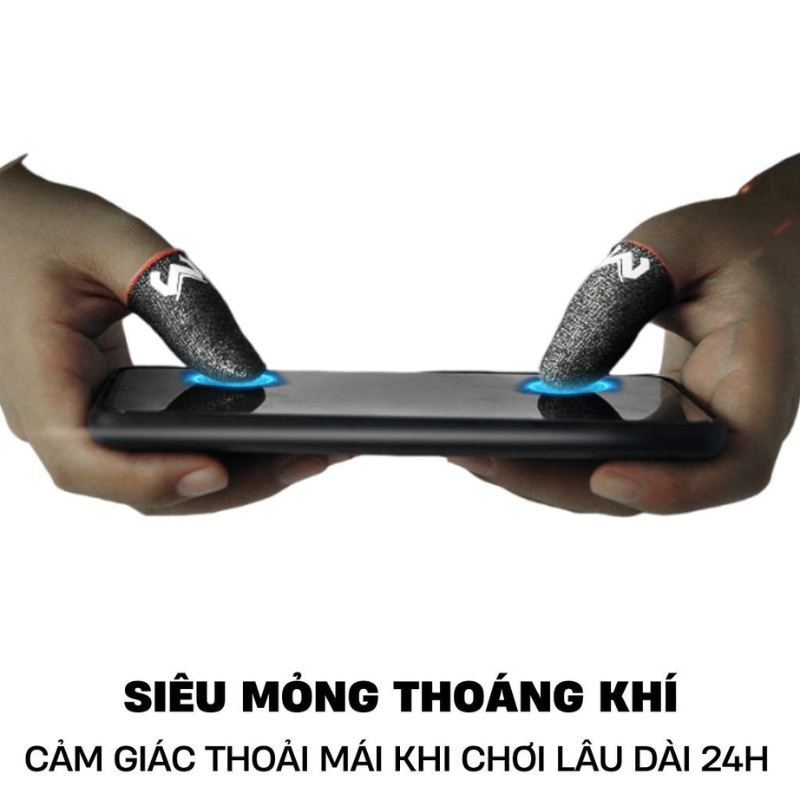 Bao Tay Chơi Game ff, Pubg, Liên Quân.... Găng tay chơi game Chống Mồ Hôi, Siêu Nhạy, Co Giãn Cực Tốt Bằng Sợi Carbon