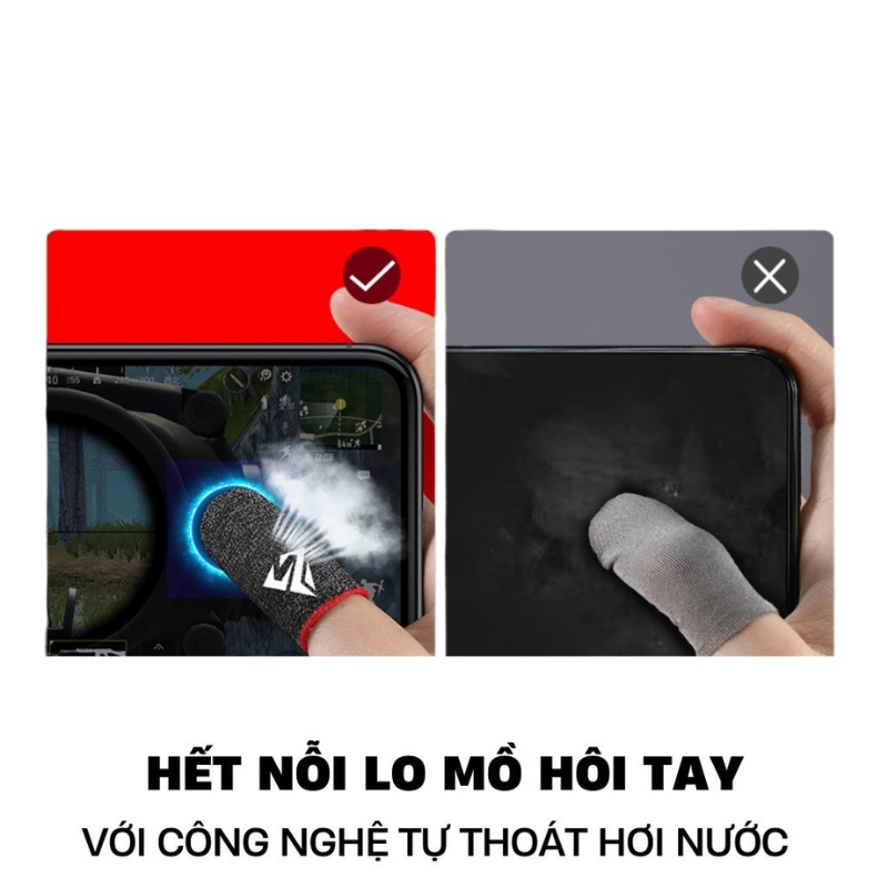 Bao Tay Chơi Game ff, Pubg, Liên Quân.... Găng tay chơi game Chống Mồ Hôi, Siêu Nhạy, Co Giãn Cực Tốt Bằng Sợi Carbon
