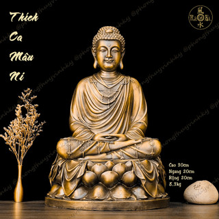 Đức phật bổn sư thích ca mâu ni - tượng đồng thờ cúng