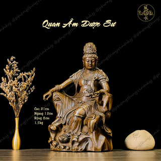Đức Quan Âm Tự Tại Dược Sư - Tượng Đồng Phong Thủy
