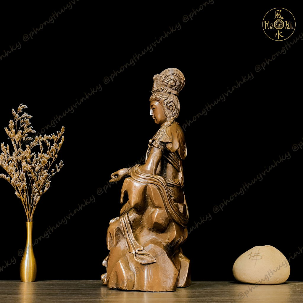 Đức Quan Âm Tự Tại Dược Sư - Tượng Đồng Phong Thủy