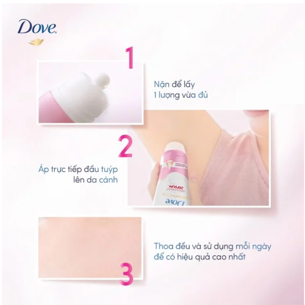 Serum Ngăn Mùi Dove Deodorant Dry Serum 3% Niacinamide + 10X Collagen