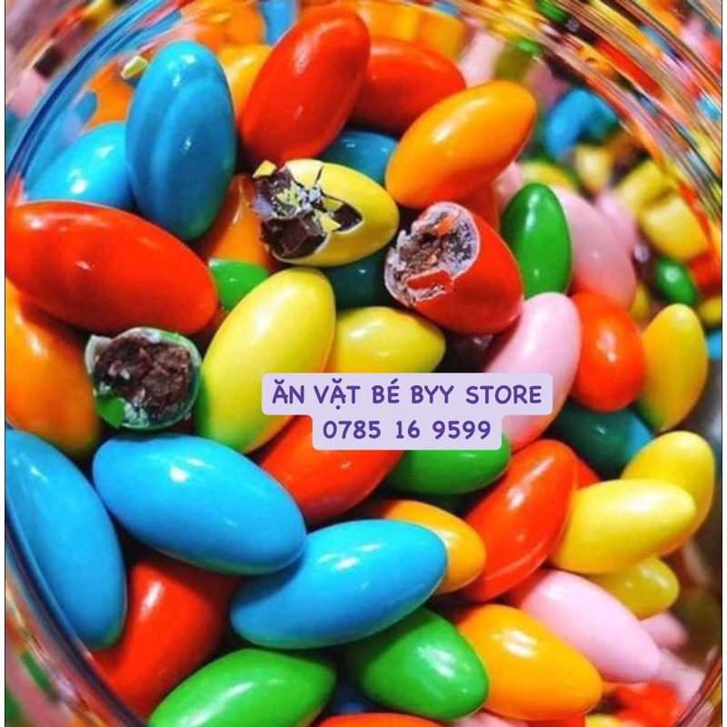 Kẹo Socola Viên Nhộng 500G Chai Gấu