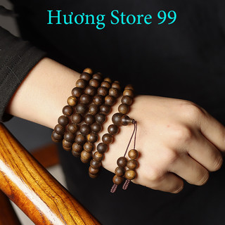 Chuỗi trầm hương tốc 108 hạt 6ly và 8ly - vòng trầm hương tự nhiên-huongstore99x56cs