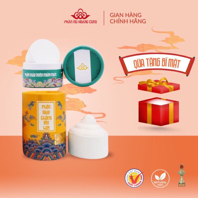 Combo dưỡng da, ngừa mụn và chống lão hoá Phấn Nụ Hoàng Cung