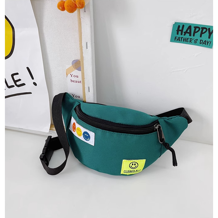 Túi đeo chéo hình icon mặt cười cho bé