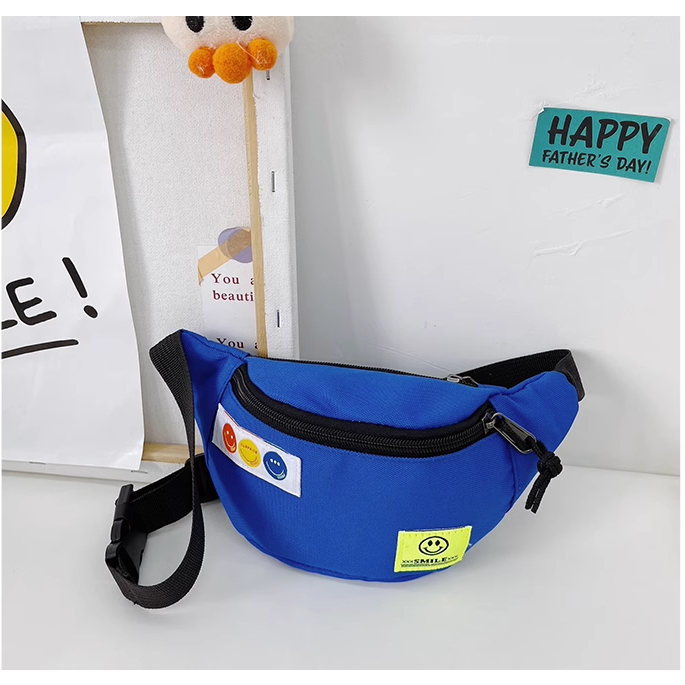 Túi đeo chéo hình icon mặt cười cho bé