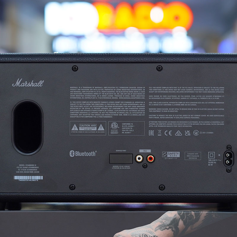 Loa Marshall Stanmore III  Chính Hãng Tem ASH, Công Suất 80W, Bluetooth 5.2, AUX, RCA, Nút Đa Hướng