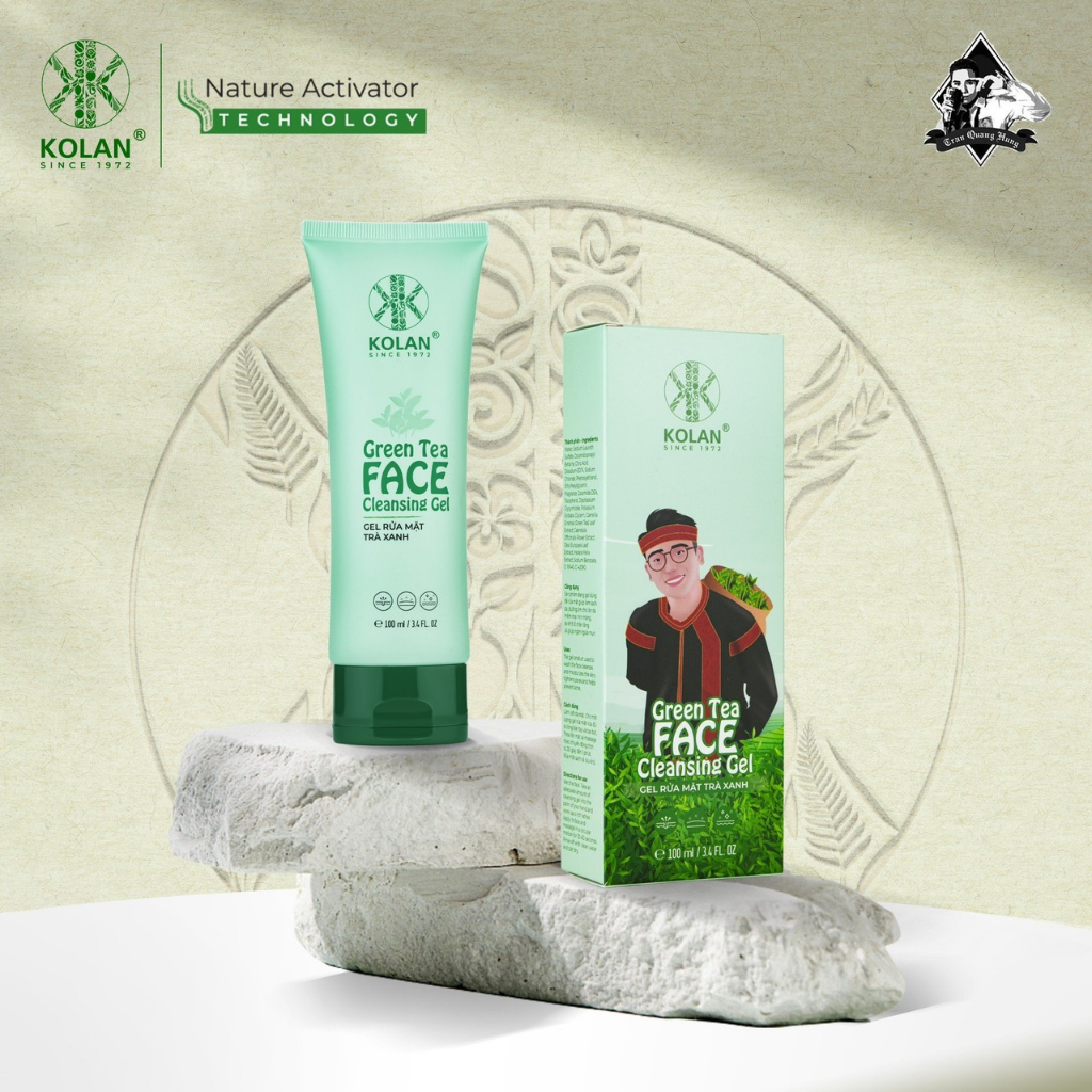 Gel rửa mặt trà xanh 100ml - KOLAN