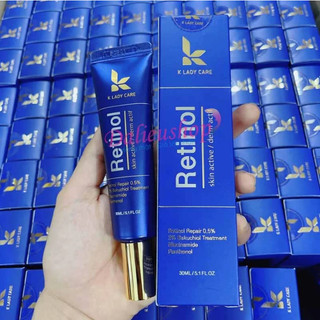 Kem dưỡng retinol k lady care 30ml, giảm mụn, kiểm soát dầu nhờn, mờ thâm nám
