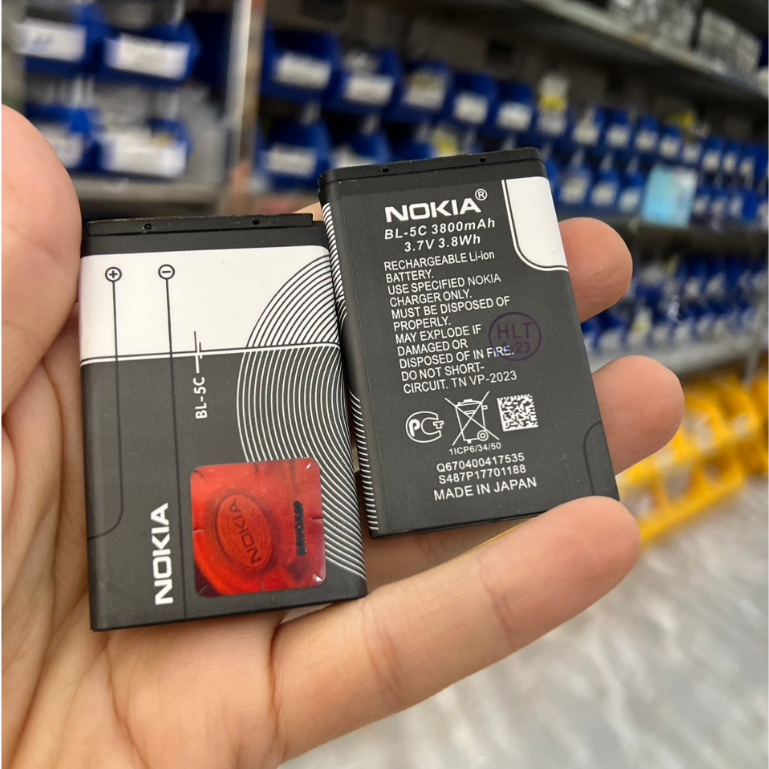 Pin nokia dung lượng cao 5C,4C.4U,4UL.4L. dành cho dòng máy NOKIA. pin chuẩn hãng có cam kết.