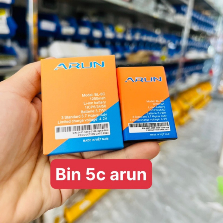 Pin nokia dung lượng cao 5C,4C.4U,4UL.4L. dành cho dòng máy NOKIA. pin chuẩn hãng có cam kết.