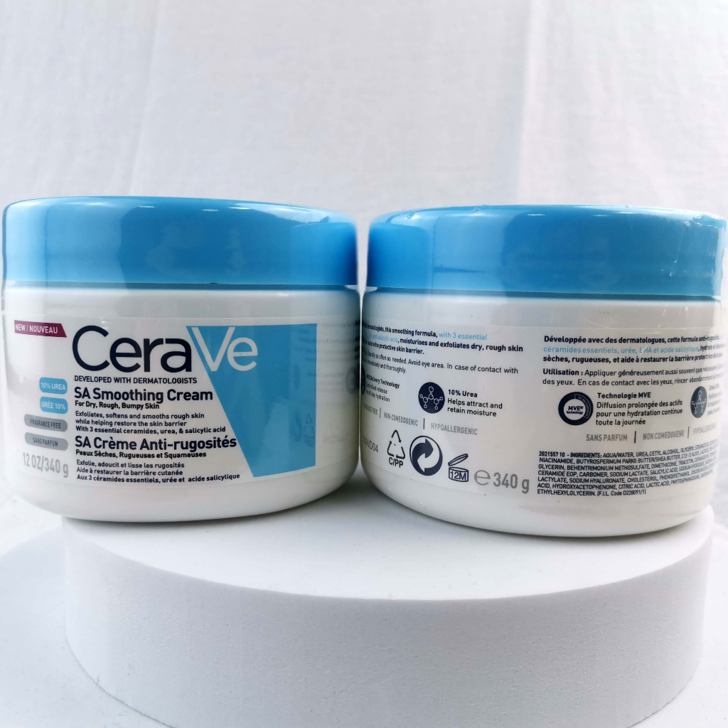 Kem Dưỡng Ẩm Dành Cho Da Khô Ráp Sần Sùi CeraVe SA Smoothing Cream 340g