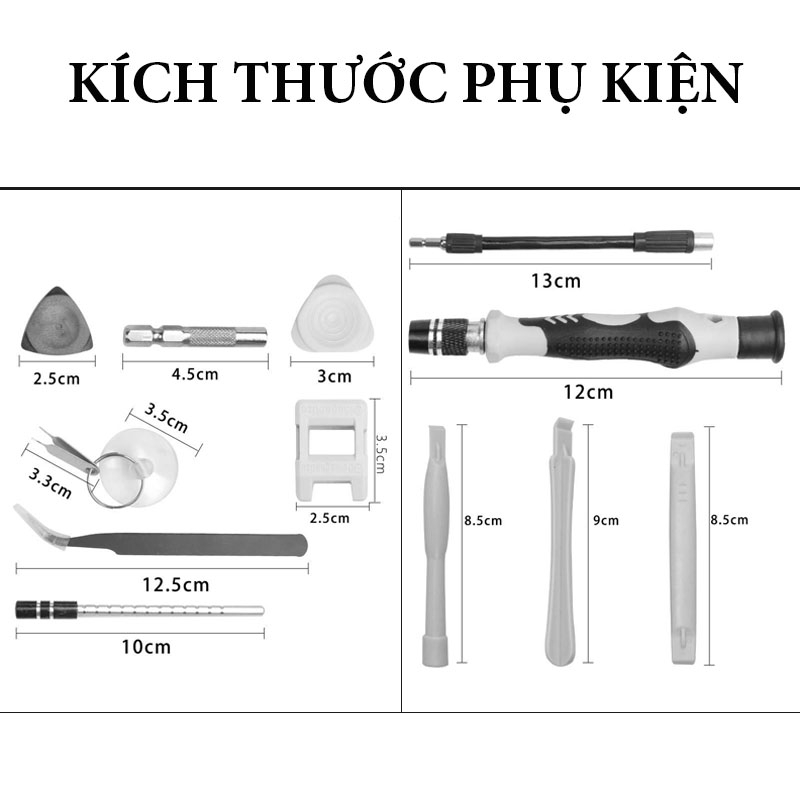 Bộ Tua Vít Đa Năng, Bộ Tua Vít 115 Món Sửa Chữa Điện Thoại, Laptop, Máy Tính, Camera Chuyên Nghiệp - BiiHOUSE