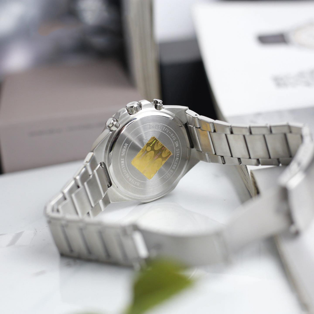 Đồng hồ nam dây kim loại EDIFICE chính hãng Casio Anh Khuê EFV-640D-5AVUDF