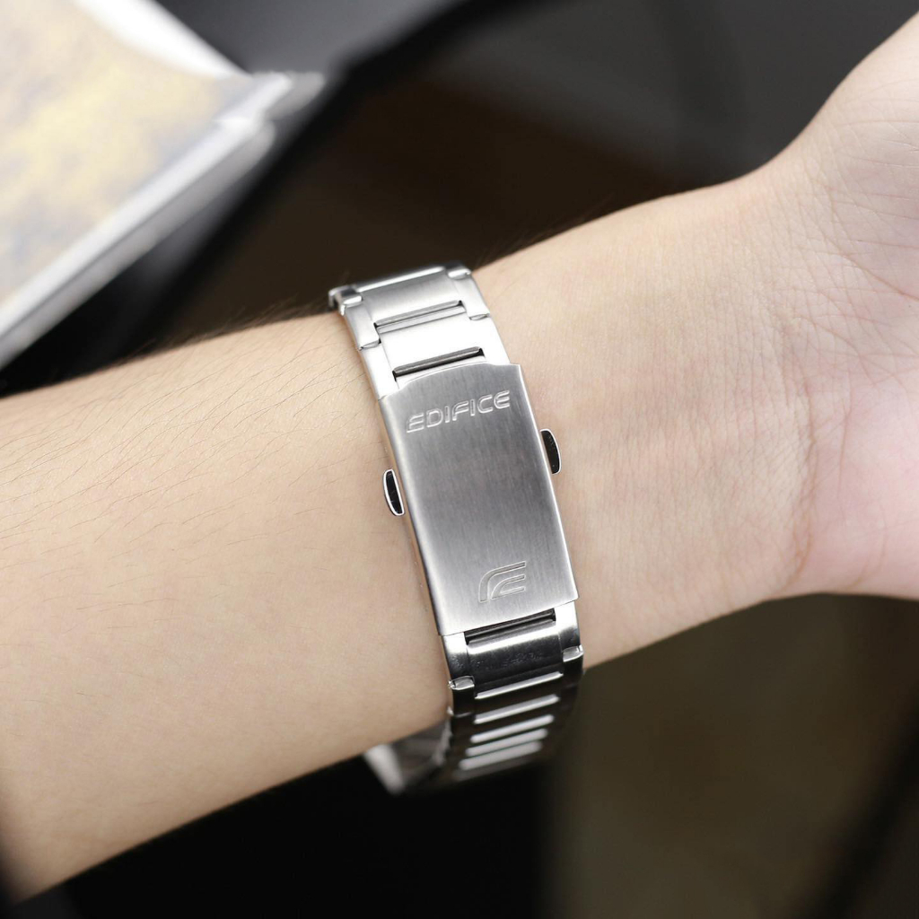 Đồng hồ nam dây kim loại EDIFICE chính hãng Casio Anh Khuê EFV-640D-5AVUDF
