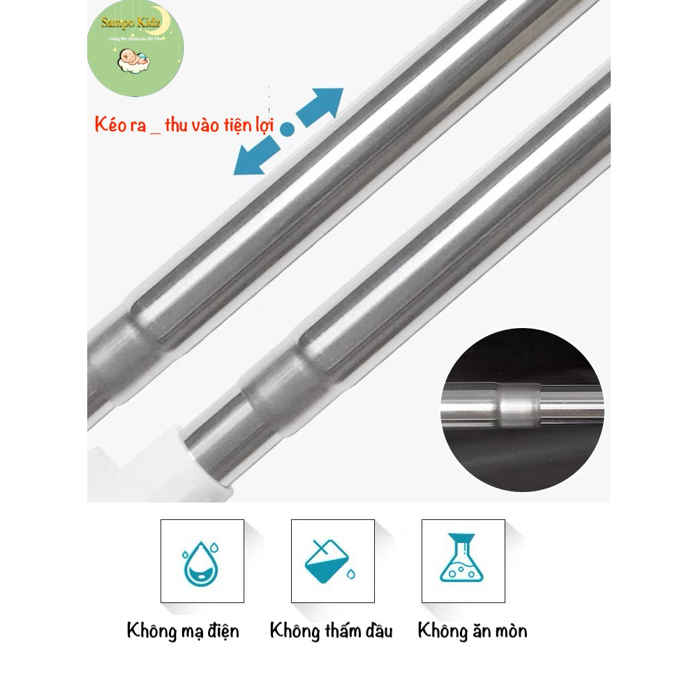 Thanh treo không cần khoan dài 50 - 70cm