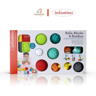 Đồ chơi tập cầm nắm cho bé INFANTINO giúp phát triển trí tuệ trẻ em chất liệu nhựa ABS an toàn