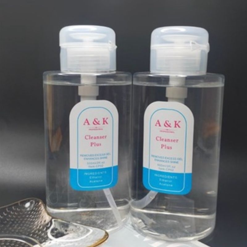 Nước lau bóng sơn gel , rửa cọ gel , nước làm gel gum A&K 500ml