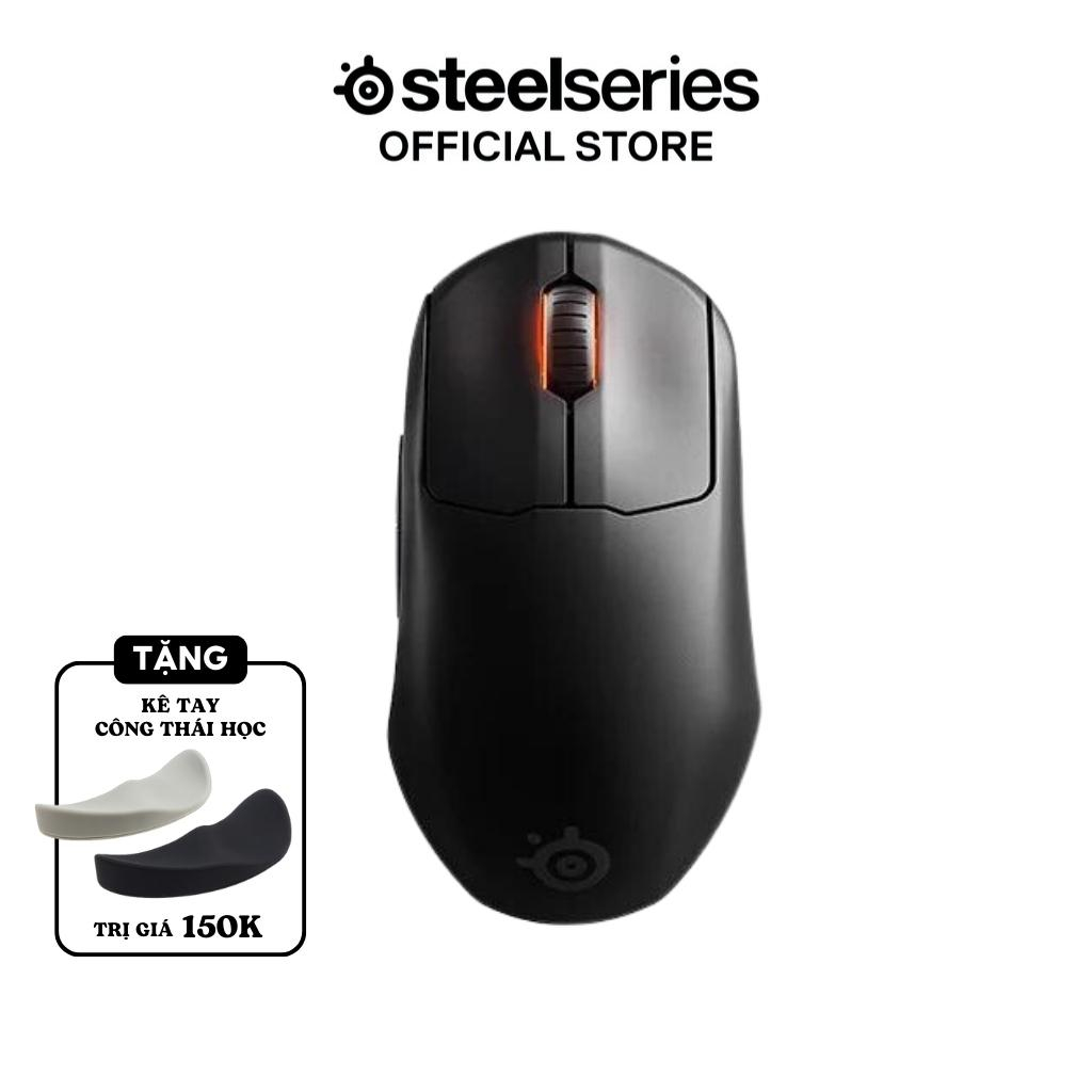 Chuột gaming không dây Steelseries Prime Wireless + Tặng Kê Tay Công Thái Học