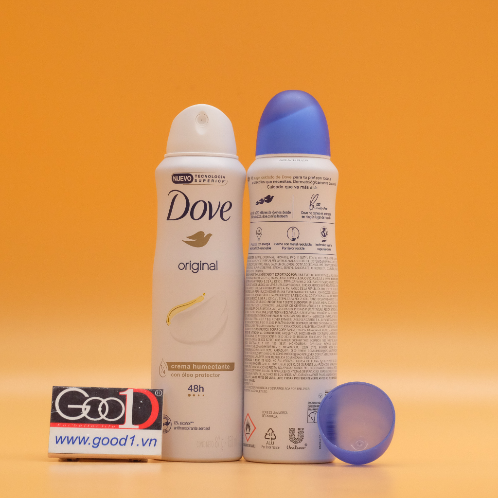 Xịt Khử Mùi Toàn Thân Dove 150ml USA