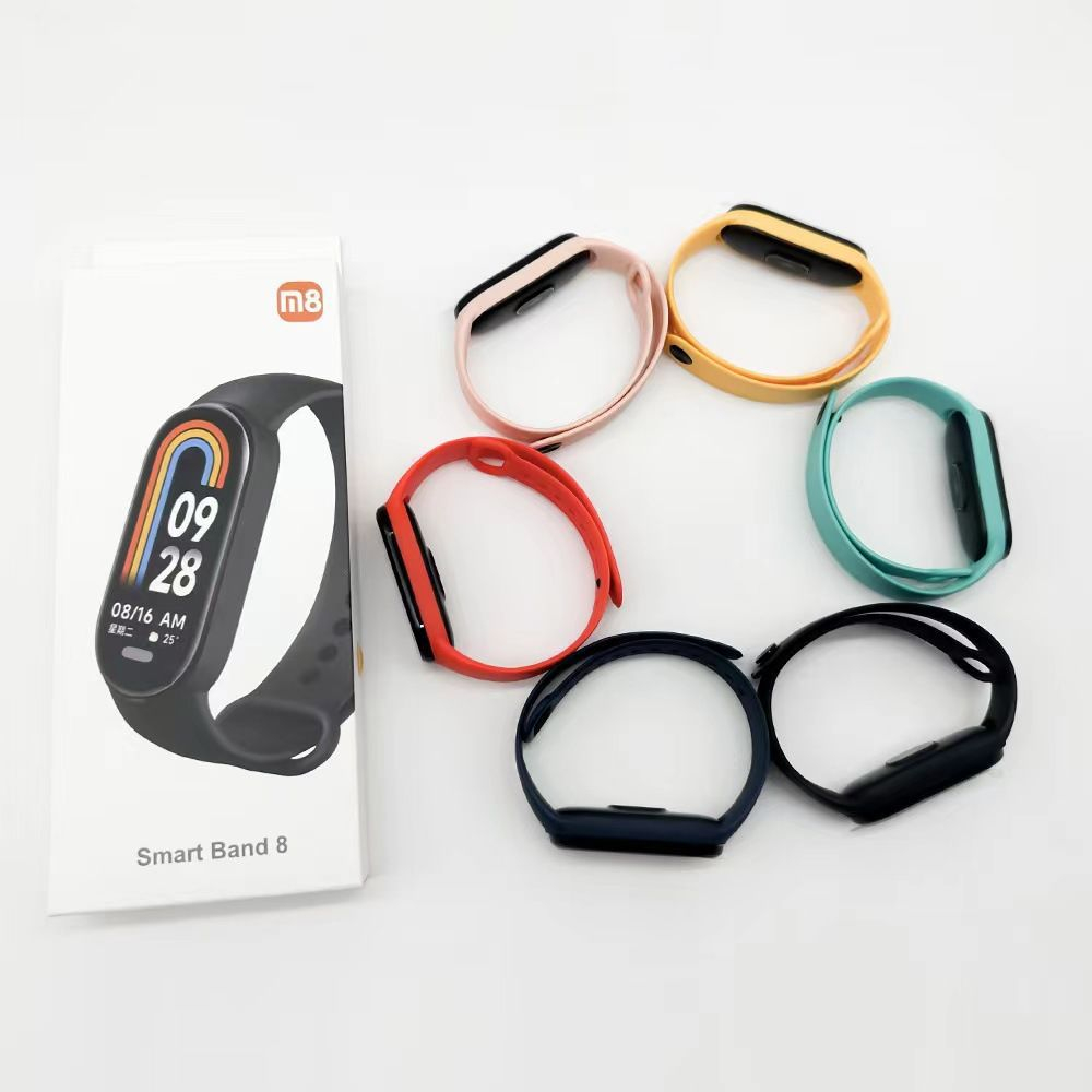 [BẢN CAO CẤP - SẠC NAM CHÂM TỪ TÍNH] Đồng Hồ Thông Minh M8 Smart Band Đo Nhịp Tim, Đổi Hình Nền, Chống Nước IP 67