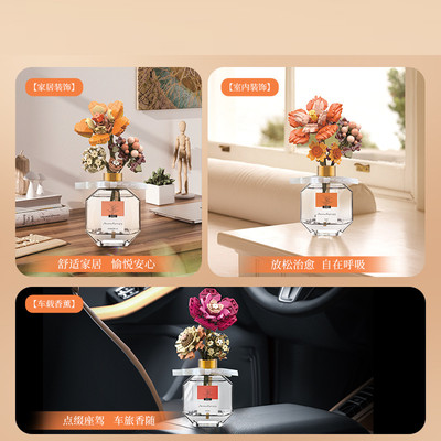 Bộ lắp ráp LOZ mini mô hình hoa tinh dầu JK2505-JK2607