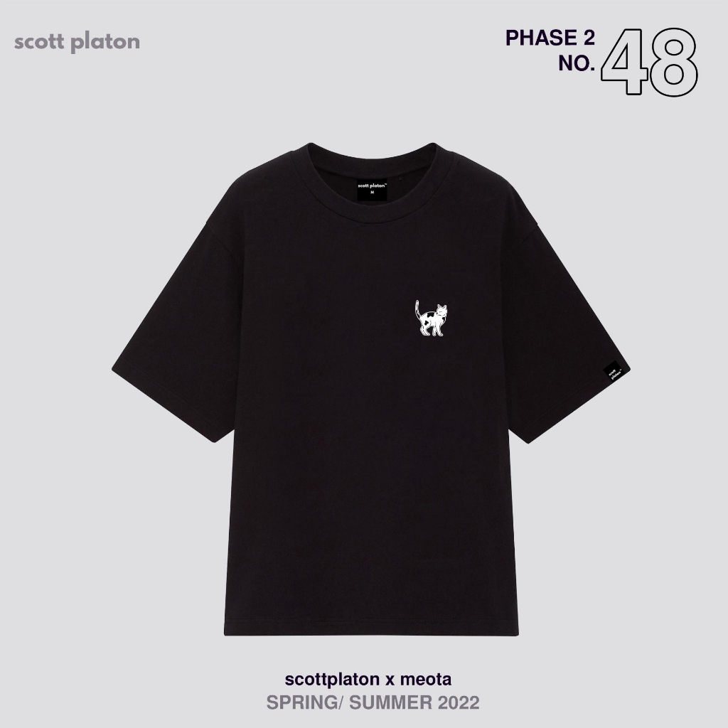 Scott Platon Áo thun Mèo Ta - Chất liệu cotton dày dặn đứng form