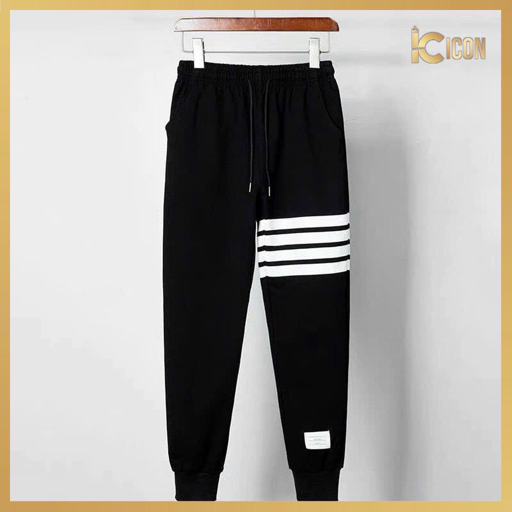 Quần Jogger Viền HOTTREND 2023, Quần Jogger Thu Đông Chất Liệu Ong Dày Dặn JO07 - ICON