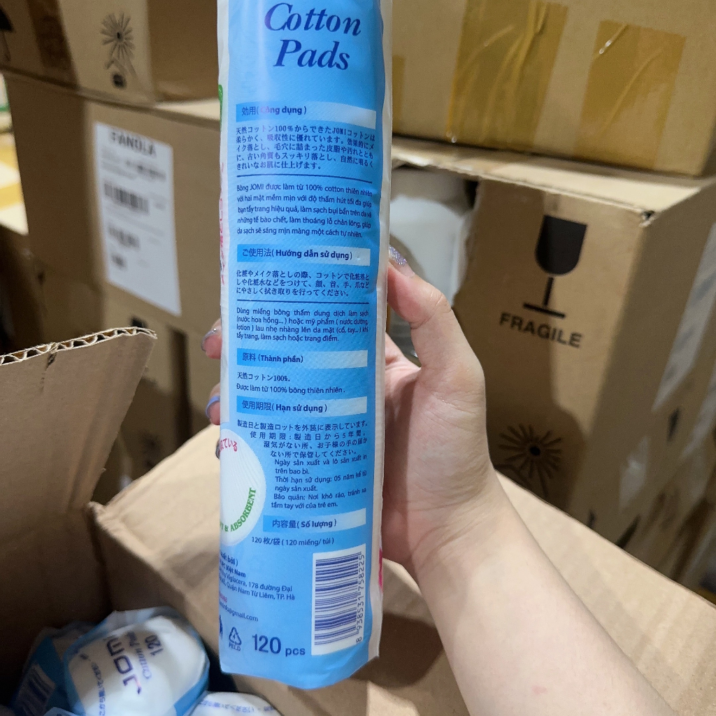Bông Tẩy Trang Jomi Cotton Pad