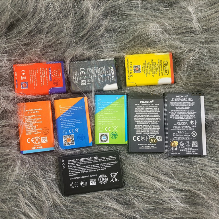 Pin nokia dung lượng cao 5C.4C.4U.4UL.4L 3800mAh dành cho dòng máy NOKIA. BH 1 đổi 1