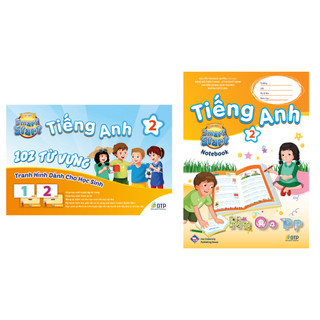 Sách - DTPbooks - Combo Tiếng anh 2 I-learn smart start Student's cards + notebook