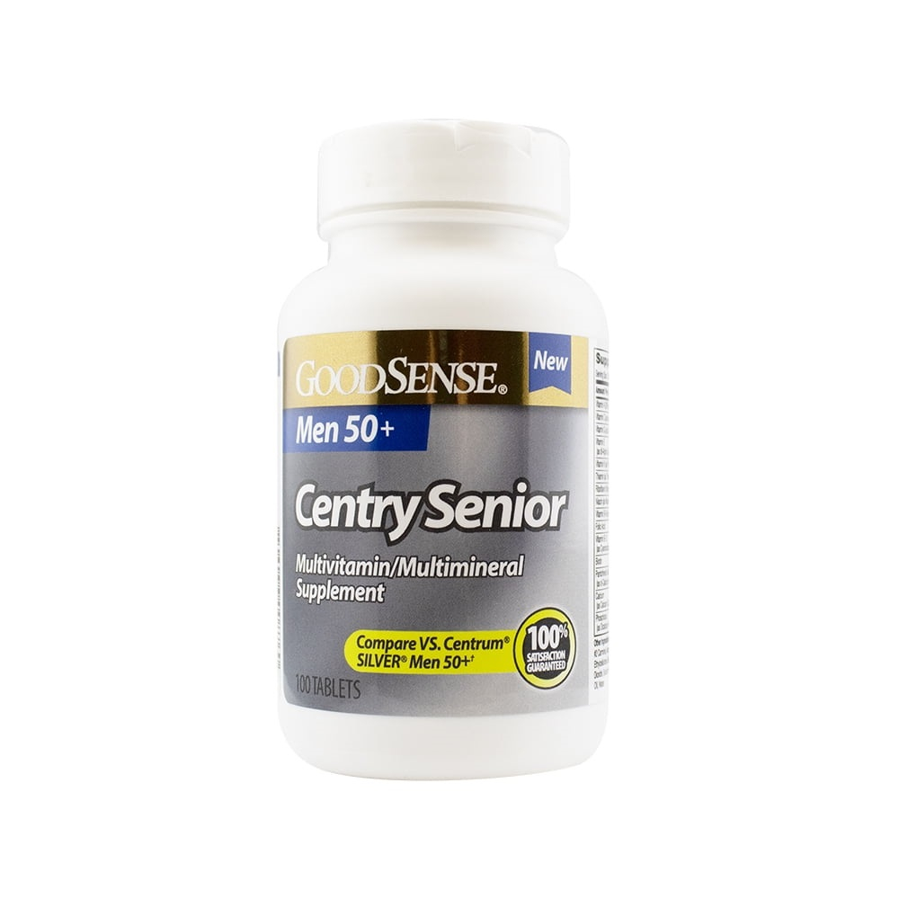 Viên uống bổ sung Vitamin tổng hợp và đa khoáng chất cho Nam giới trên 50 tuổi GoodSense® Centry Senior 100 viên