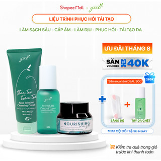 Bộ Phục Hồi Tái Tạo GUO Nuôi Dưỡng Da Khỏe 3 sản phẩm